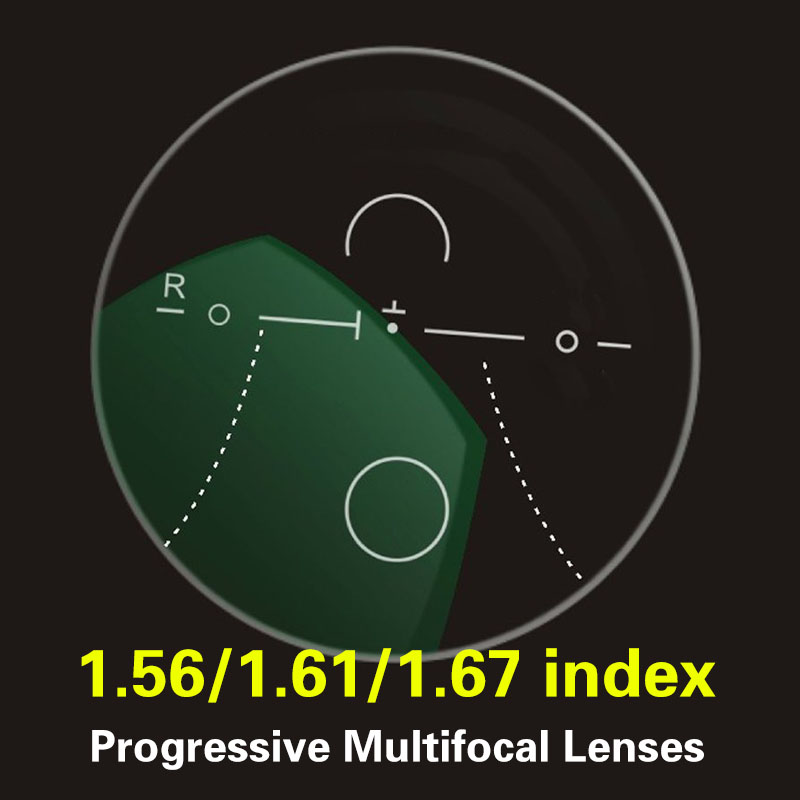 Finished 1.56 Progressive HMC Lenses