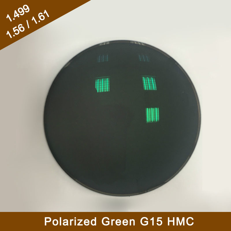 Semi-Finished CR39 Polarized G15 Green  Lenses